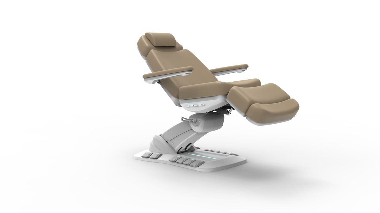 Silverfox America 2246EBN electric massage chair with adjustable headrest, armrests, and footrest.