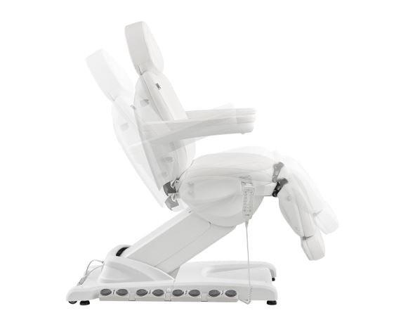 Apollo II Electric Beauty Bed with Thermo Heat DIR in side view, multiple reclined positions.
