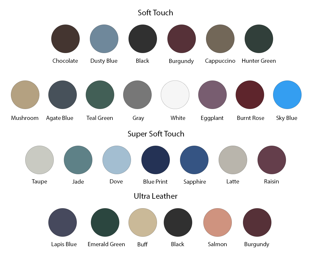 Pisces Pro NEW WAVE II Lite color swatches are labeled and neatly organized.