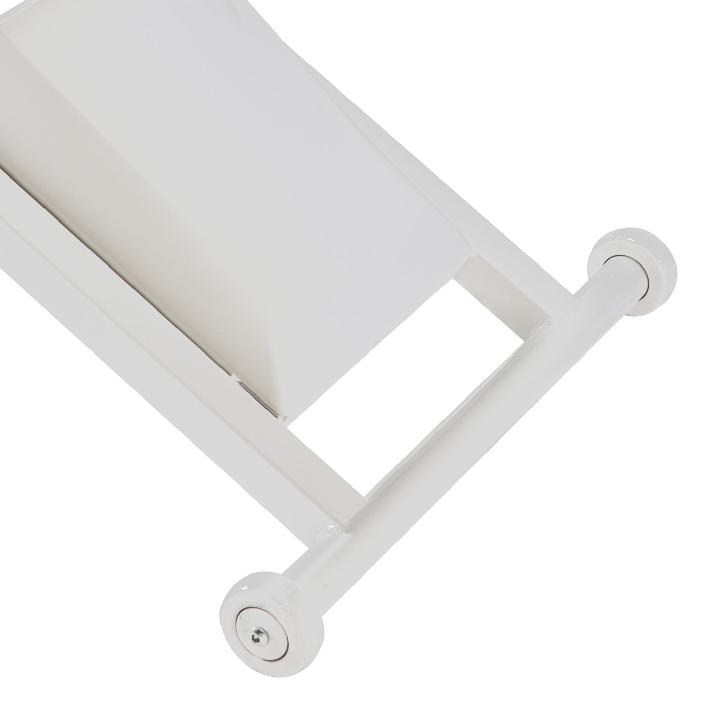 Master Massage 29” TheraMaster™ electric table frame, wheels, and slanted panel shown close-up.