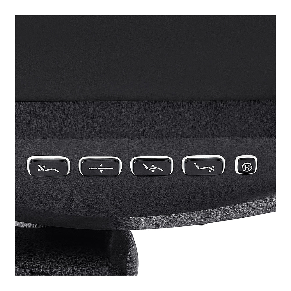 Five adjustment buttons for DIR Geneva Exam Table with 4 motors, shown on a black panel.