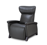  Svago The Motion Mastery Lounge Chair Modern Grey and Walnut Wood