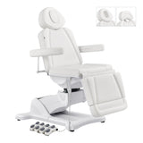 Pavo FACIAL Beauty Bed & Chair in White - Full Electrical With 4 Motors DIR