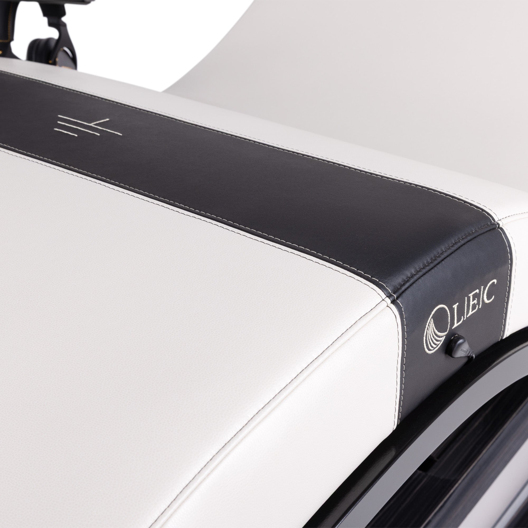 Close-up of Living Earth Crafts Mind-Sync Reset™ Lounger w/ IceBlock™ Chromatherapy base
