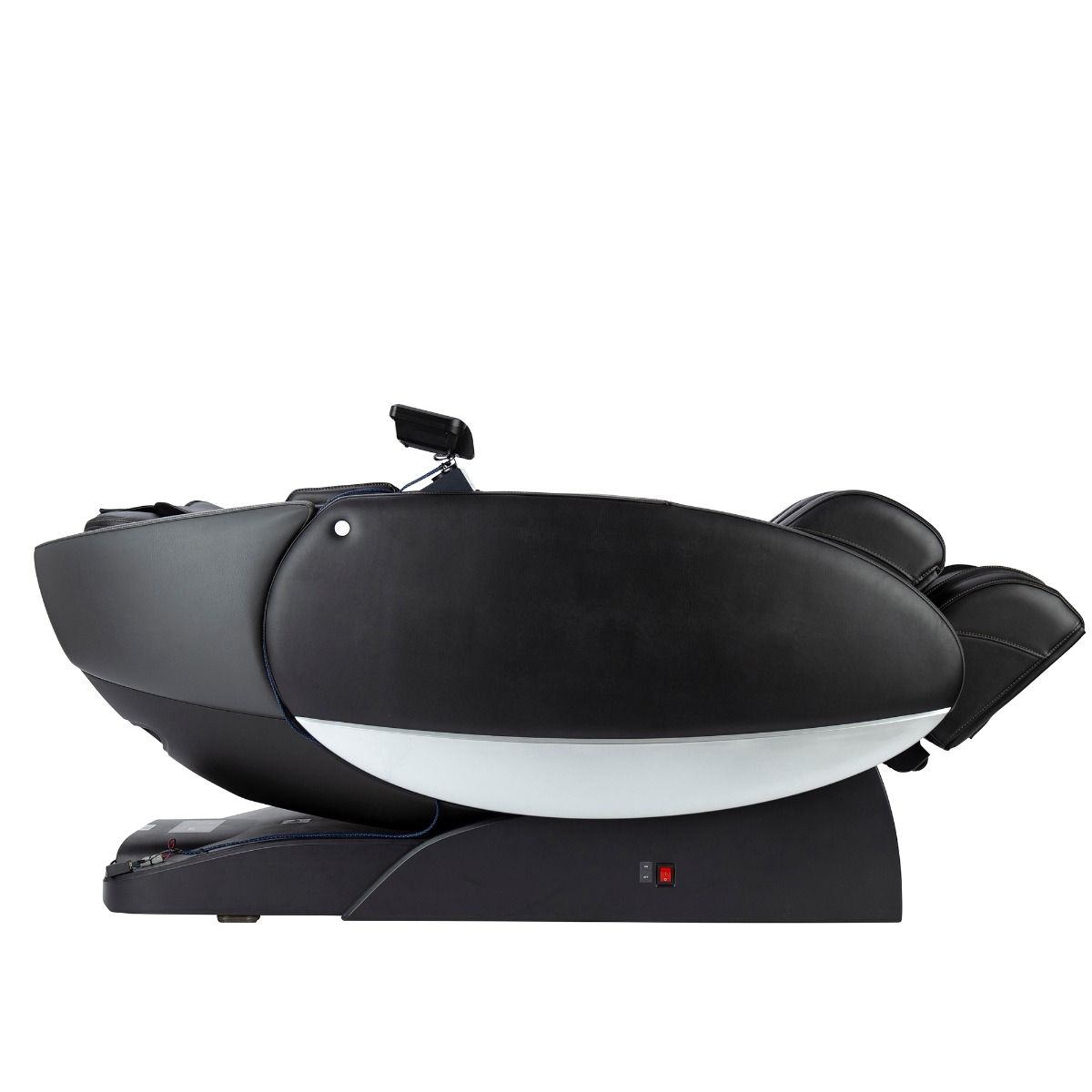 Side view of Human Touch NOVO XT Pro Massage Chair with headrest and antimicrobial upholstery.