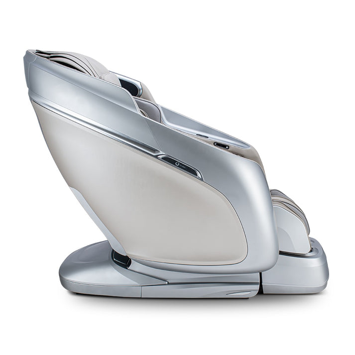 Side view of Ogawa Master Drive DUO Massage Chair with zero gravity recline on white background.