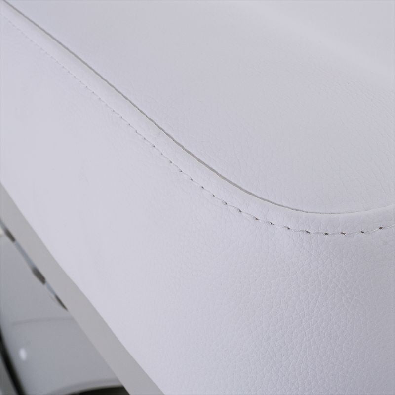 Close-up of Silverfox America 2246BN Electric Massage Chair with visible edge stitching.