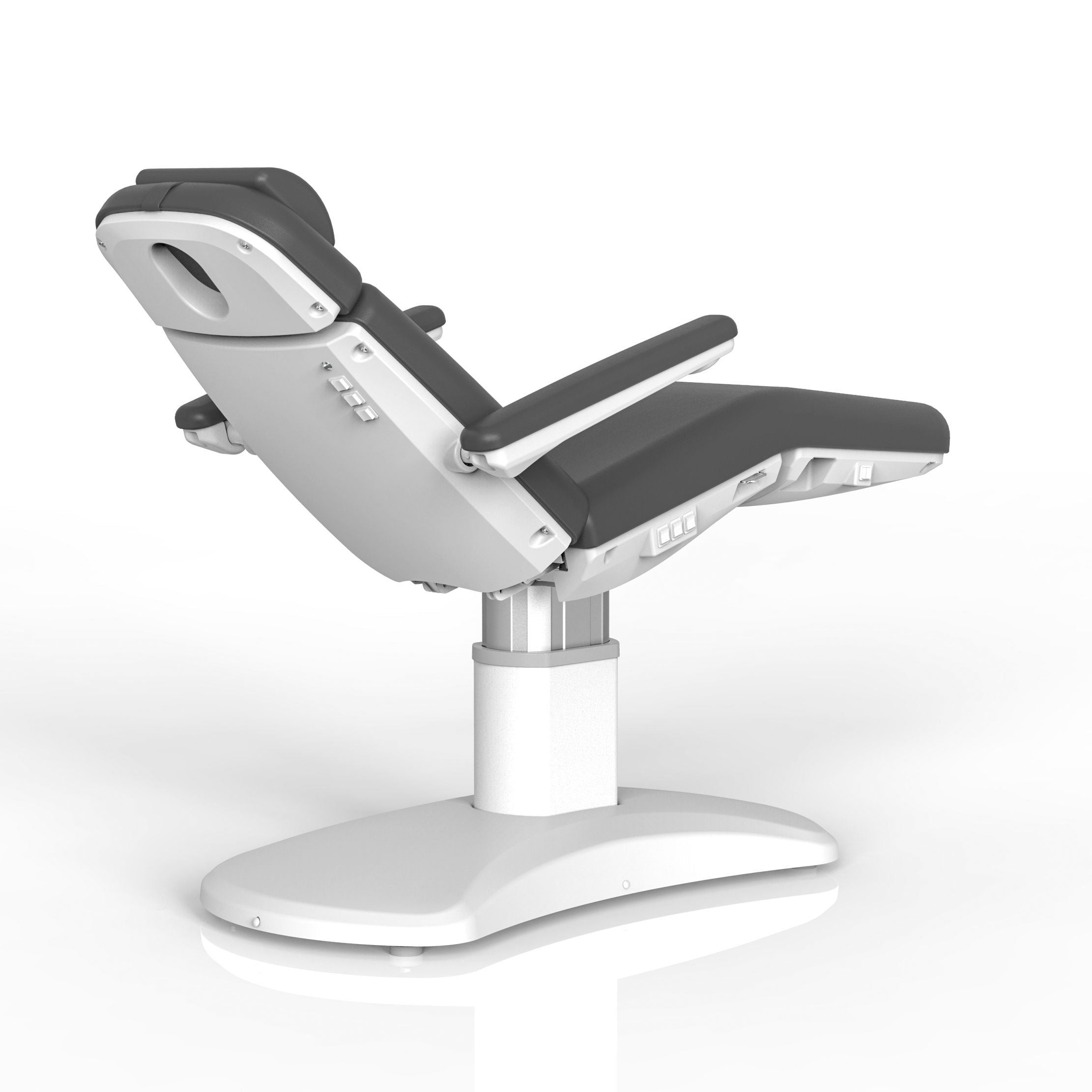 Silverfox America 2270FB Electric Massage Chair with armrests and adjustable base on white background.