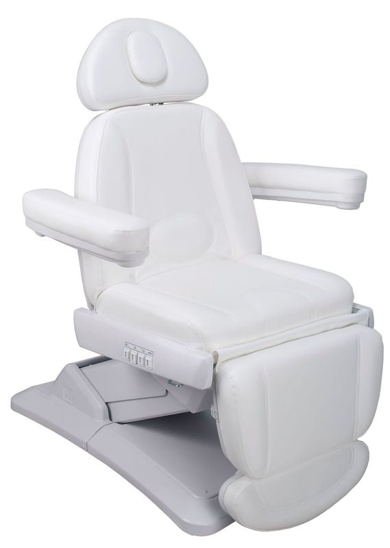 Silverfox America 2235D electric massage table with armrests, headrest, and footrest.