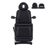 Pavo FACIAL Beauty Bed & Chair in Black - Full Electrical with 4 Motors DIR