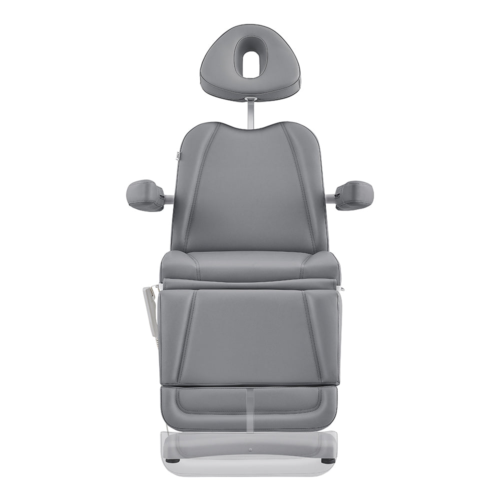 DIR Pavo FACIAL Beauty Bed & Chair in Gray, full electric, adjustable headrest & armrests.
