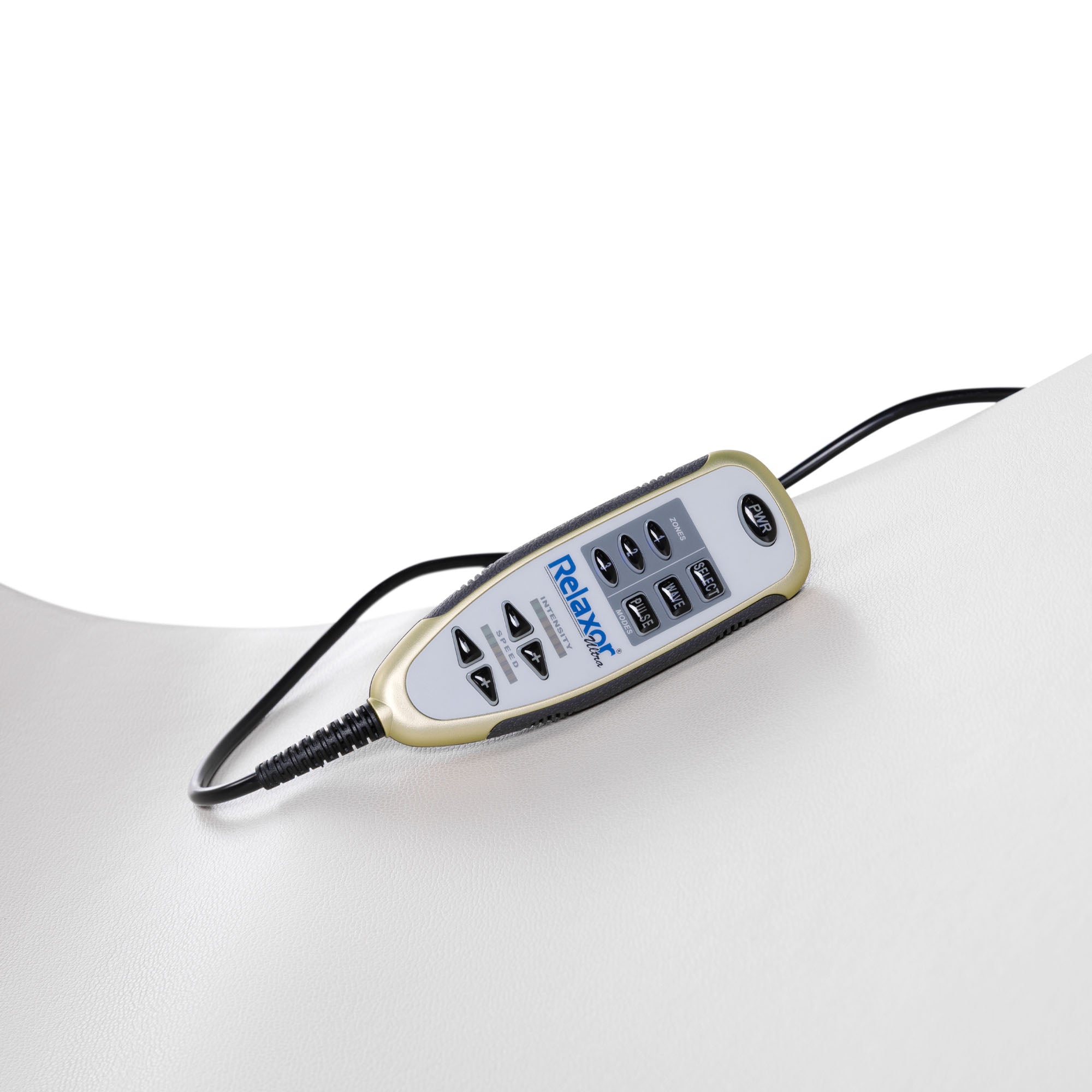 Relaxor electronic device on a white background