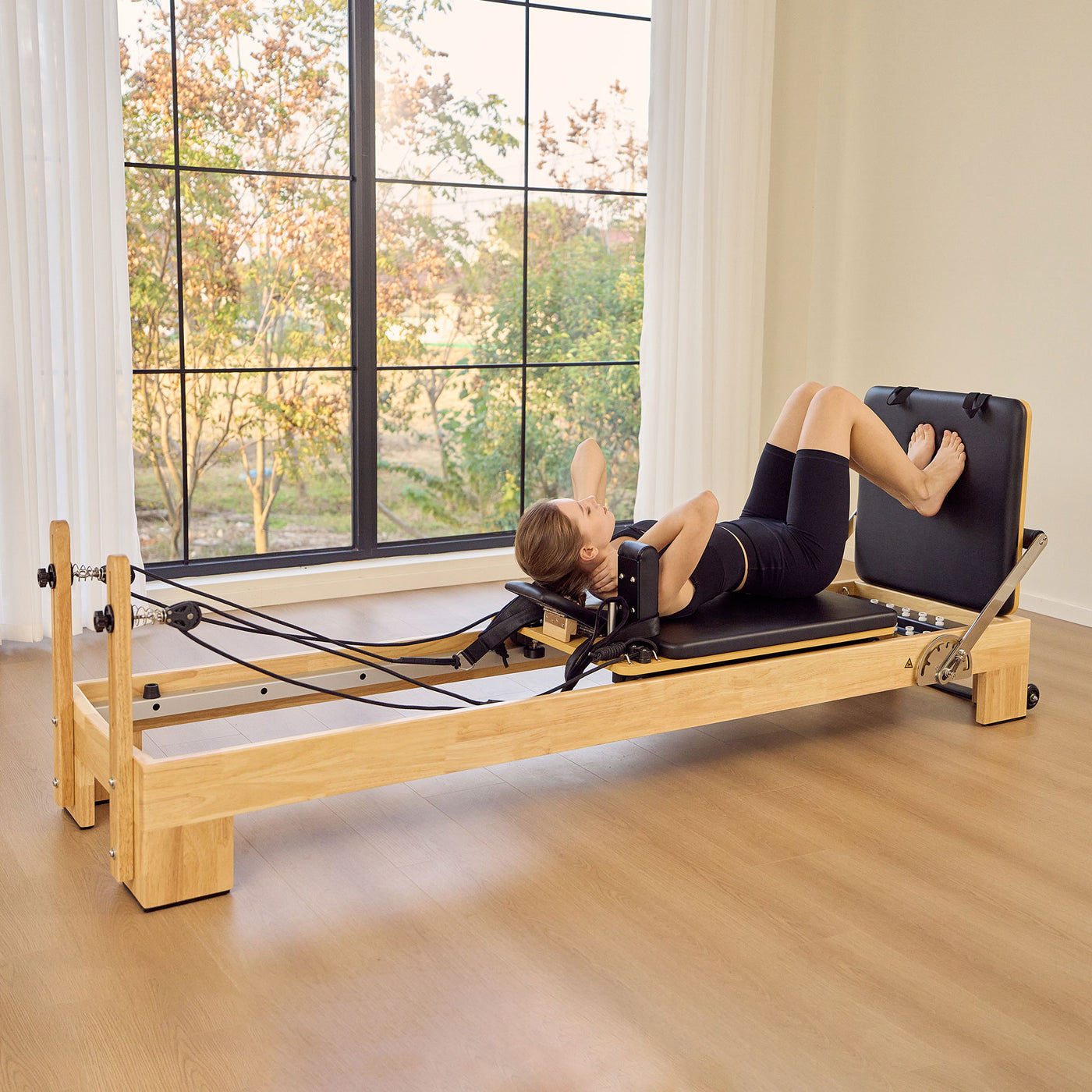 Master Massage StudioSolid Stationary Pilates Reformer