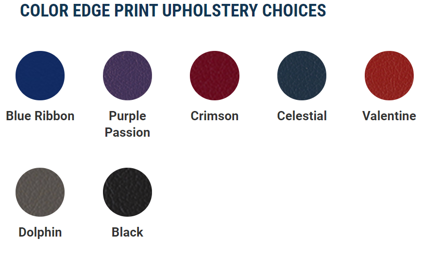 Choose from 7 colors for your PHS Medical Thera-P Electric Table: Blue Ribbon, Purple Passion, more.