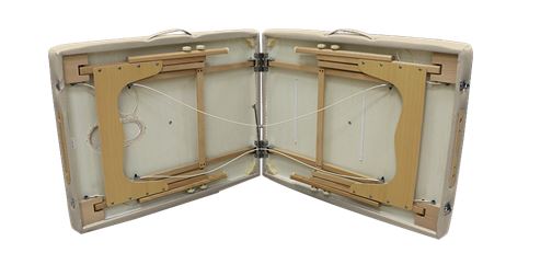 Custom Craftworks COMPANION Solution Series Table shown open with Reiki end panels.