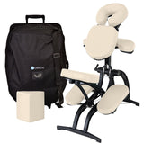 Vanilla Creme EarthLite AVILA II Portable Massage Chair Package