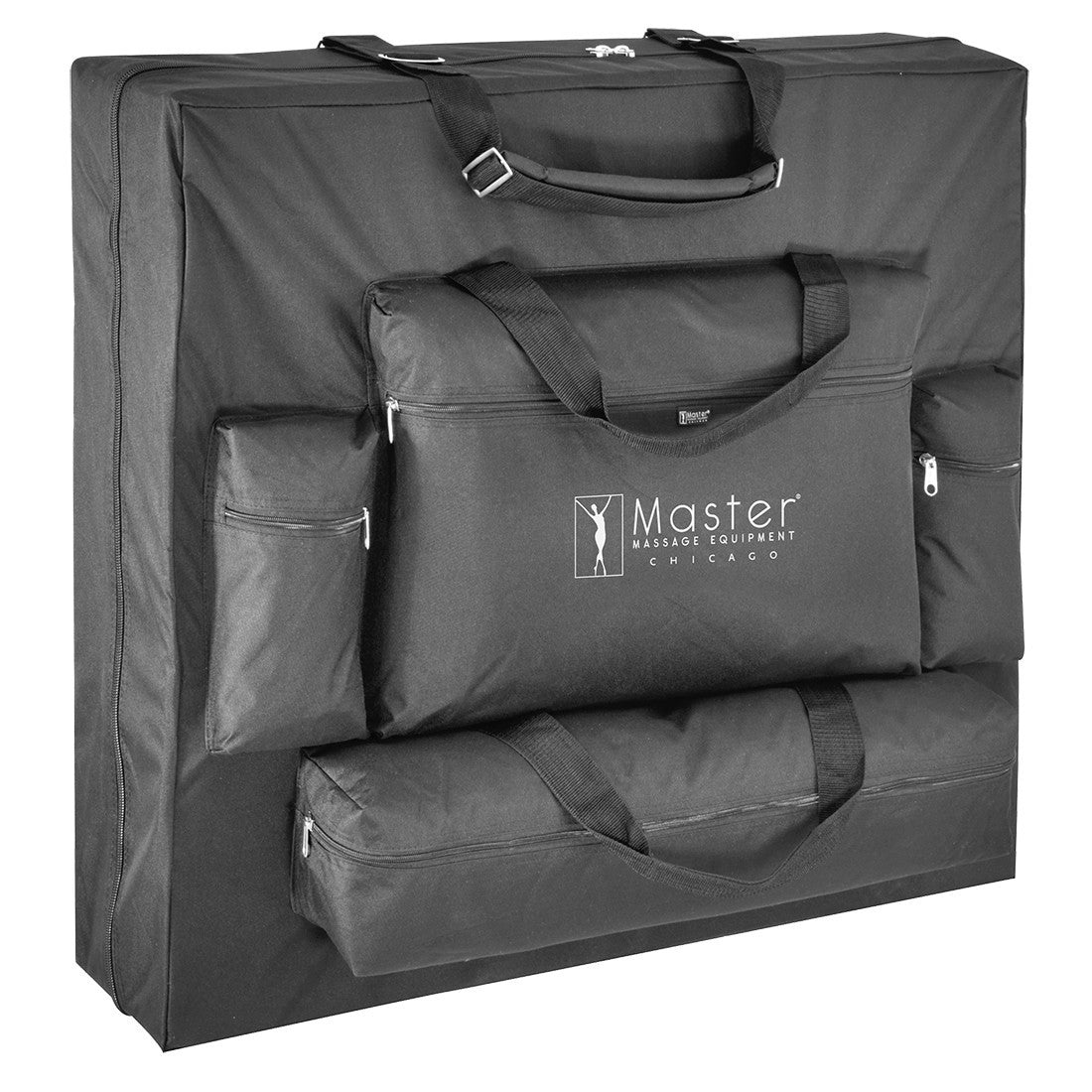 Black carrying case for Master Massage CARLYLE LX Portable Massage Table.