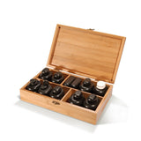 Master Massage 40 pcs HOT STONE SET for Body Massage with Bamboo Box