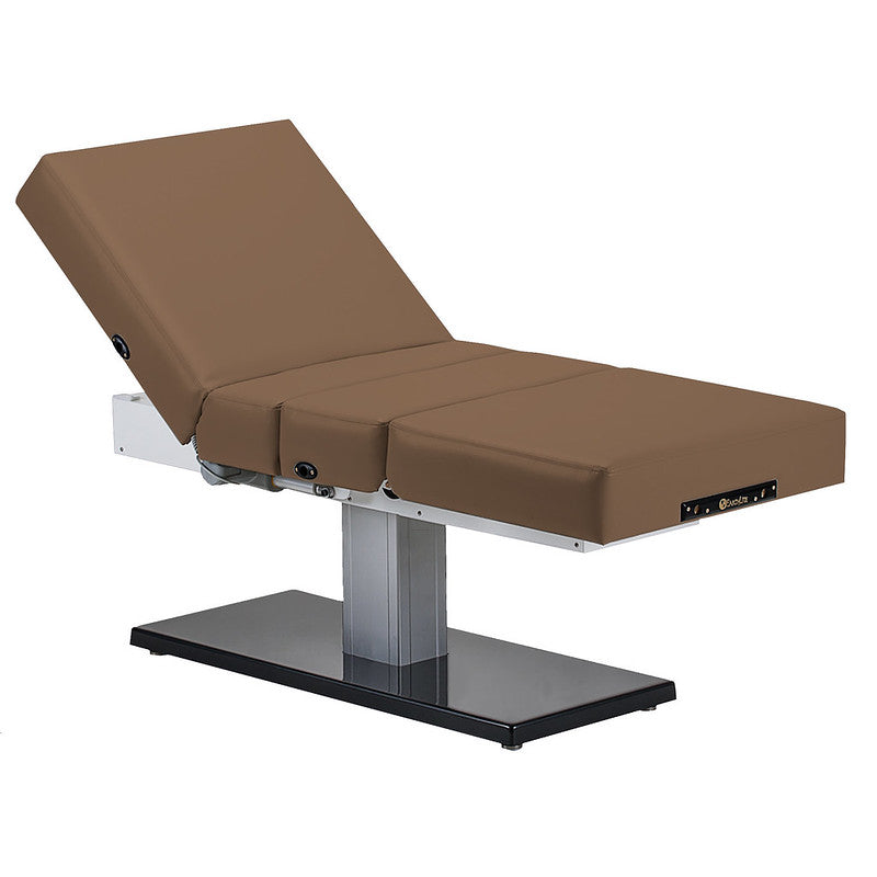 EarthLite Everest SPA Salon Full Electric: adjustable, padded table for medical or spa use.