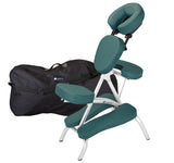 Teal EarthLite VORTEX Portable Massage Chair Package