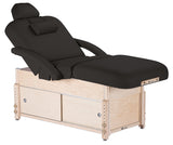 Black Earthlite SEDONA SALON Pneumatic Stationary Massage Table with Cabinet Base