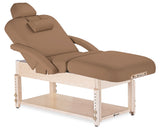 Latte Earthlite SEDONA SALON Pneumatic Stationary Massage Table with Shelf Base