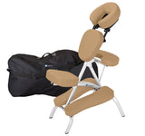 Beige EarthLite VORTEX Portable Massage Chair Package