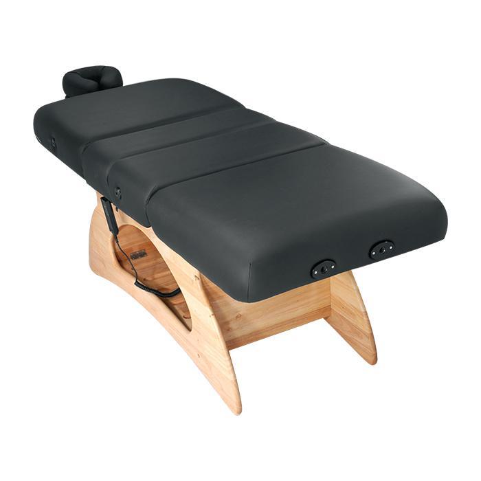 Comfort Soul SOLARA ELITE table with UltraPlush Cushioning and adjustable headrest on oak base.