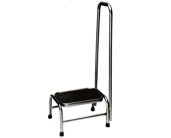 Armedica AM-842 Footstool with Handrail - Non-Skid Rubber Tread