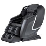 Titan 3D-PRO AMAMEDIC-PRESTIGE Massage Chair: black/gray, SL-track, padded seat, armrests.