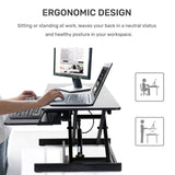 Ergomaker 32'' Height Adjustable Desktop Converter DC01