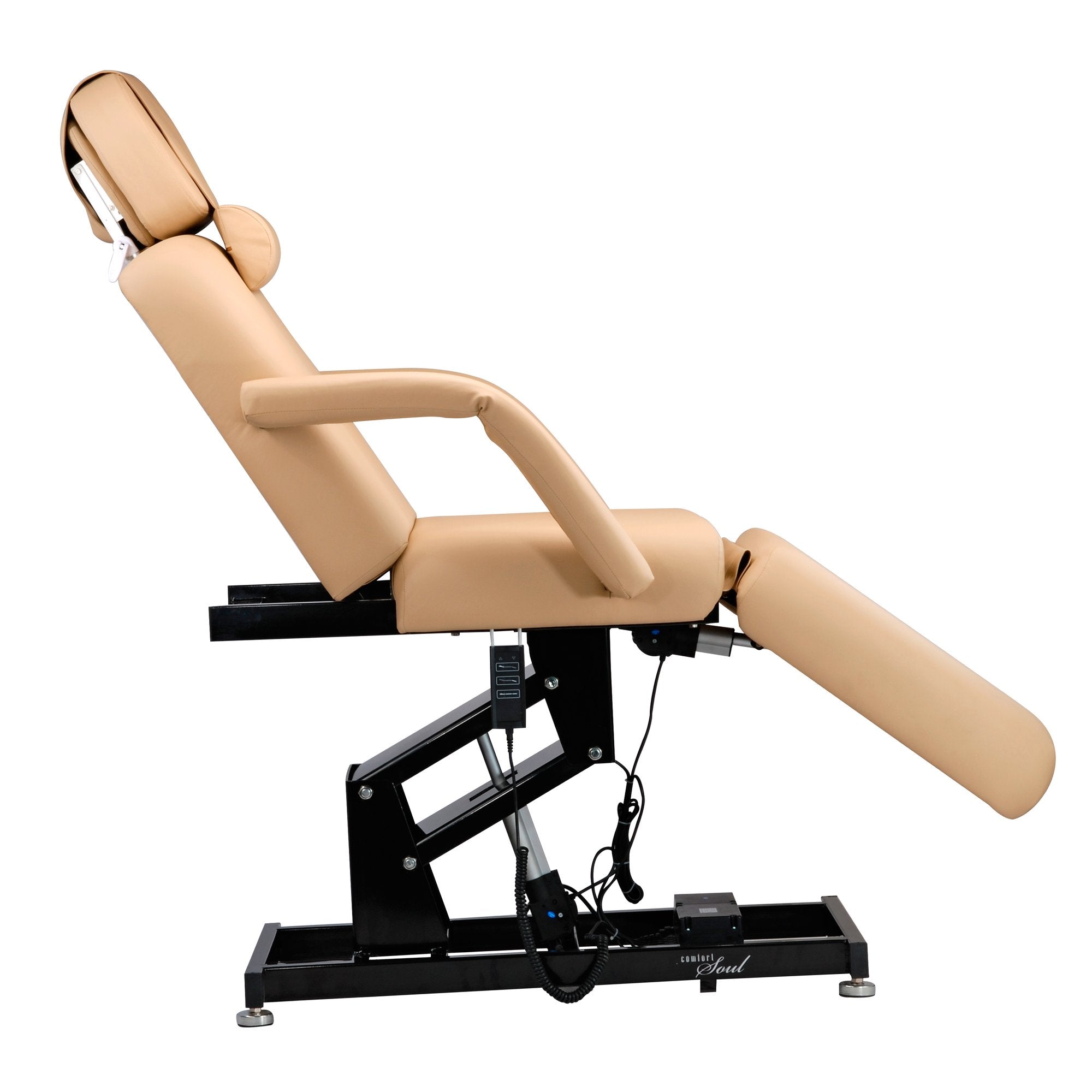 Comfort Soul LUMINA ELITE chair with ergonomic cushioning and electric height adjustment.