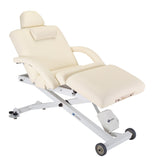 Vanilla Creme EarthLite ELLORA SALON Full Electric Massage Table with Accessories