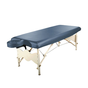 Master Massage Universal Fabric Fitted PU Vinyl leather Protection Cover for Massage Tables in Royal Blue
