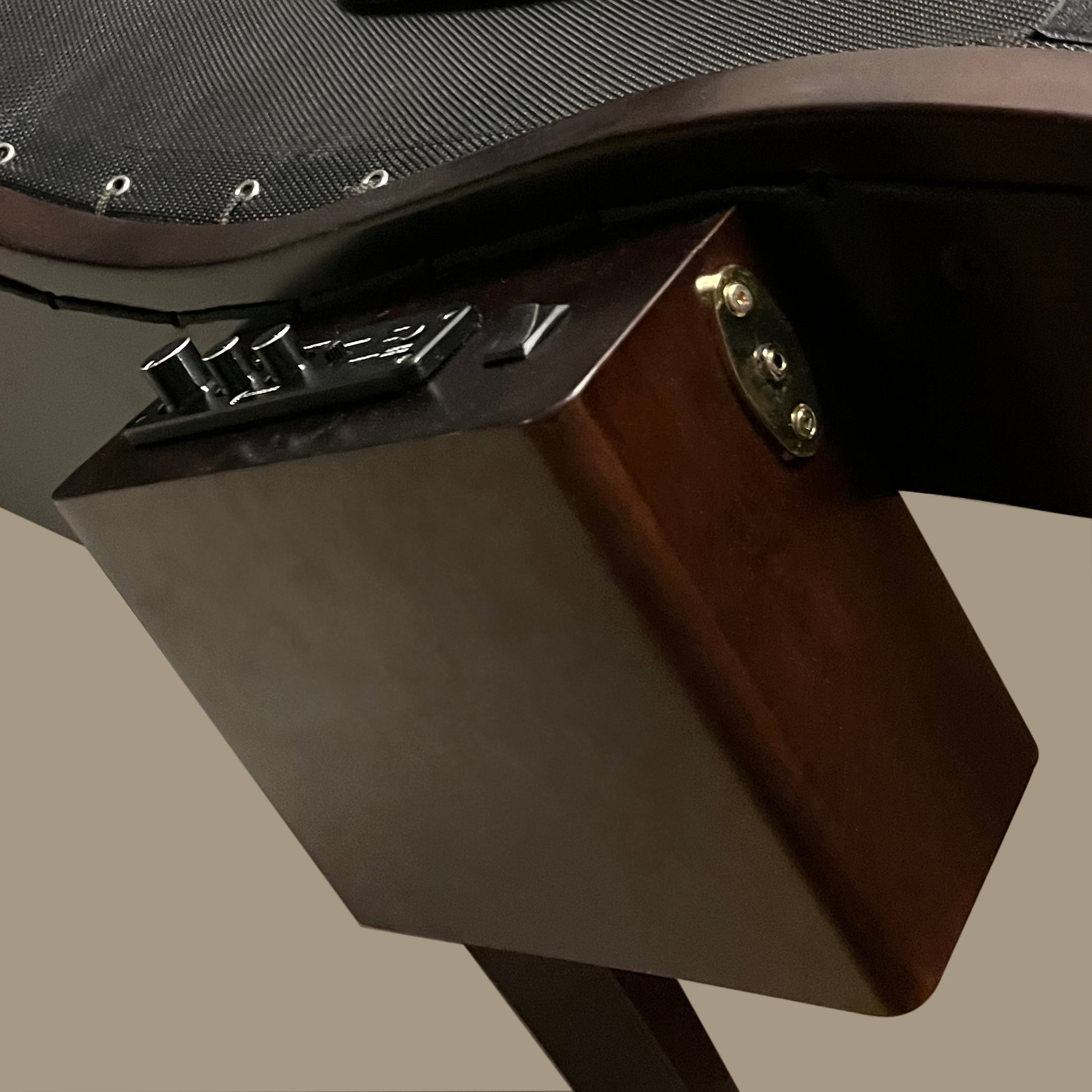 TouchAmerica Breath Pedi-Lounge with RX Sound features control switches for immersive therapy.