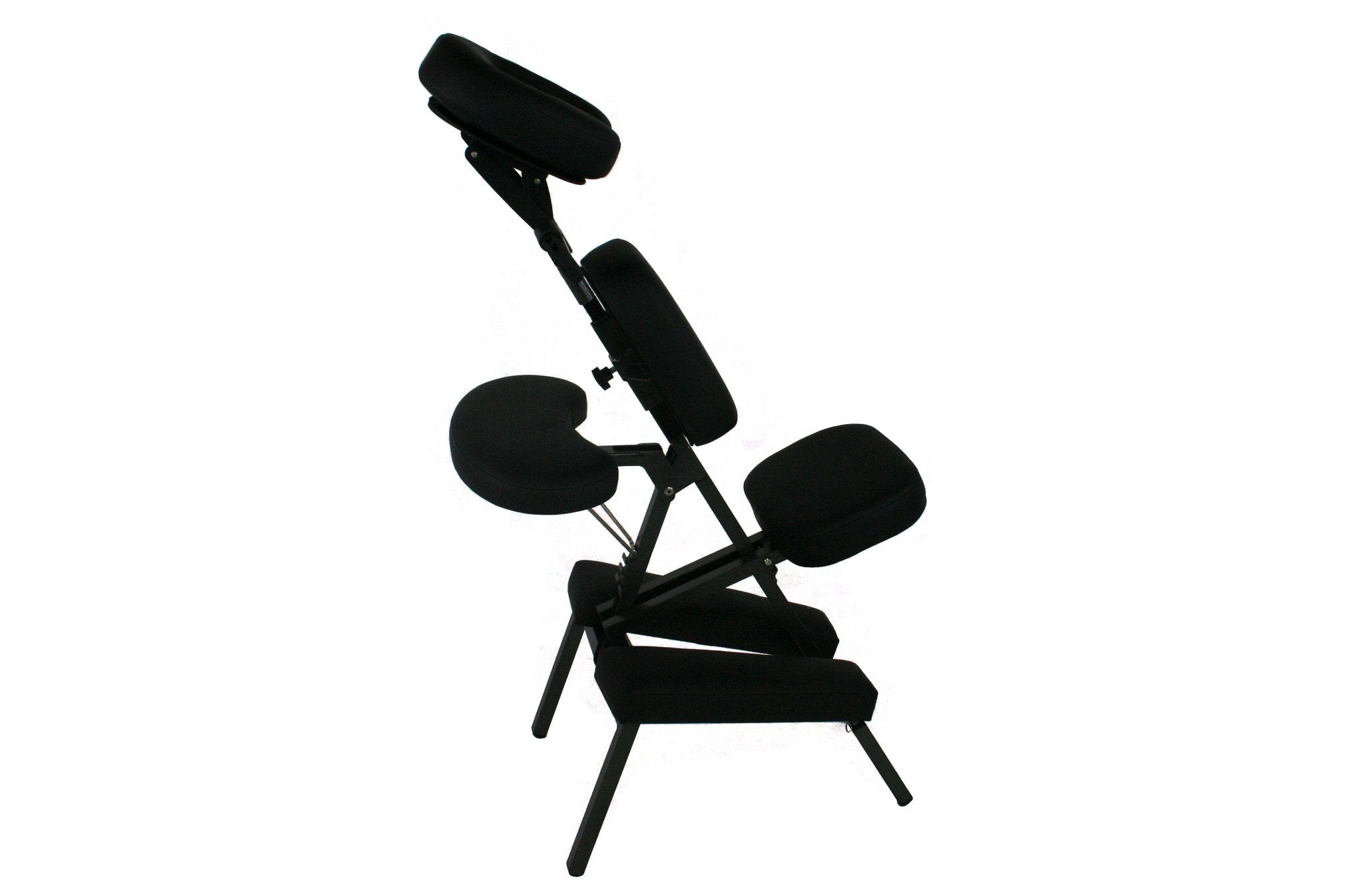 TouchAmerica QUICKLITE Massage Chair, shown in profile with cushions against a white background.