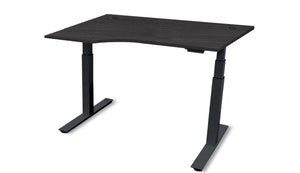 Rev.247 REV100-4824 Height Adjusting Standing Desk - Left Hand L-Shape