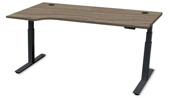 Rev.247 REV100-7224 Height Adjusting Standing Desk - Left Hand L-Shape