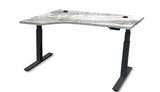 Rev.247 REV2200-6024 Height-Adjustable Desk - Left Hand L-Shape