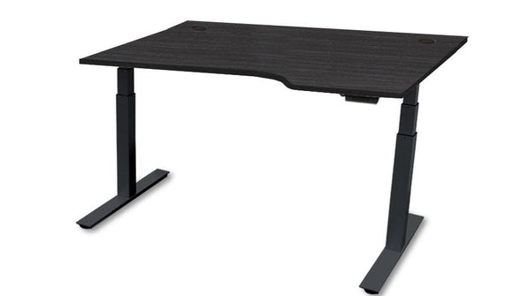 Rev.247 REV2200-6030 Height-Adjustable Desk - Right Hand L-Shape