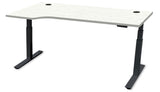 Rev.247 REV2200-7224 Height-Adjustable Desk - Left Hand L-Shape