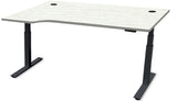 Rev.247 REV2200-7230 Height-Adjustable Desk - Left Hand L-Shape