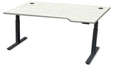 Rev.247 REV2200-7230 Height-Adjustable Desk - Right Hand L-Shape