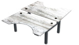 Rev.247 REV300-4830 Dual Height-Adjustable Desk - Cutout
