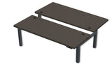 Rev.247 REV300-6024 Dual Height-Adjustable Desk - Rectangle
