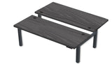 Rev.247 REV300-6024 Dual Height-Adjustable Desk - Rectangle
