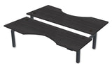 Rev.247 REV300-7224 Dual Height-Adjustable Desk - Cutout