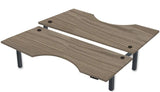 Rev.247 REV300-7230 Dual Height-Adjustable Desk - Cutout