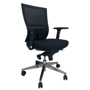 Rev.247 REVOC05 Mid Back Office Chair with Chrome Base