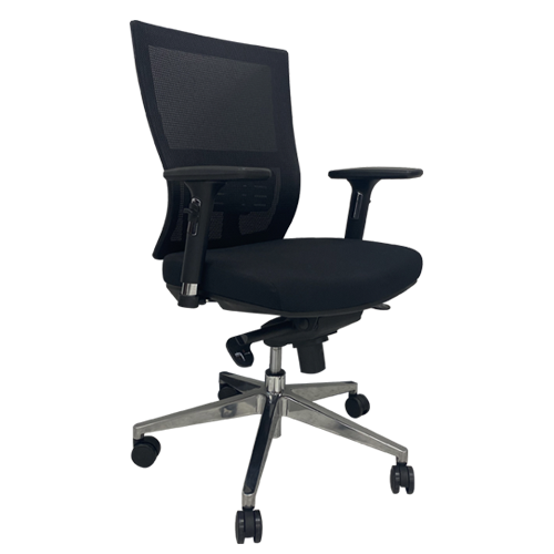 Rev.247 REVOC05 Mid Back Office Chair with Chrome Base